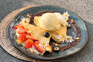 Very Strawberry Crepe Cake