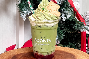 Strawberry Matcha Latte