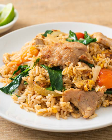L.2 Fried Rice w Pork ข.ผัด