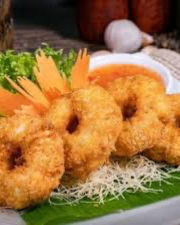 A.4 Deep-fried Shrimp Pancake (1pc)มันกุ้ง