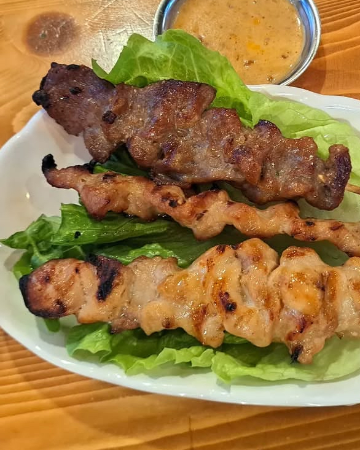 G.6 Skewer platter 3 pcs ย่าง 3 ไม้