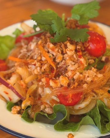 S.5 Glass Noodles Salad w Seafood ยำวุ้นทะเล