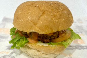 เบอร์เกอร์หมู Pork Burger
