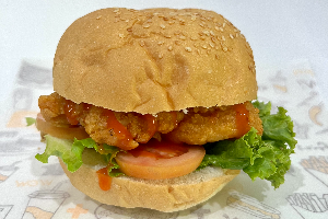 เบอร์เกอร์ไก่ Chicken Burger