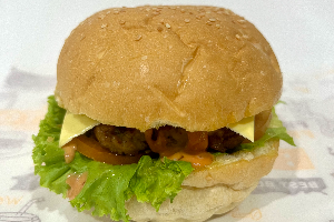 ชีสเบอร์เกอร์ไก่ Chicken Cheese Burger