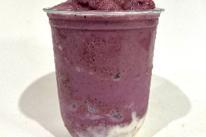บลูเบอร์รี่โยิเกิร์ต Blueberry Yogurt Smoothie