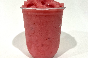 สตรอว์เบอร์รี่นมสดปั่น Strawberry Milk Smoothie