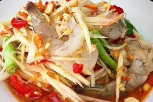 ตำไทกุ้งสด