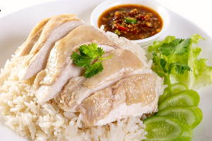 ข้าวมันไก่ต้ม