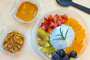 (E04) กรีกโยเกิร์ต Blue Spirulina (Size S)