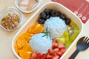 (E12) กรีกโยเกิร์ตรส Blue Spirulina (Size M)