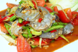 ตํากุ้งสด