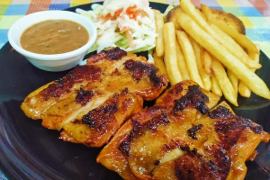 สเต็กไก่สไปซี่จัมโบ้