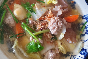 ต้มจืดเต้าหู้หมูสับ