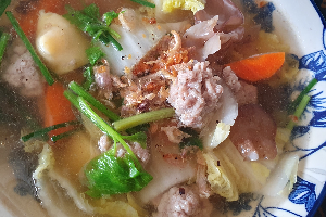 ต้มจืดเต้าหู้หมูสับ