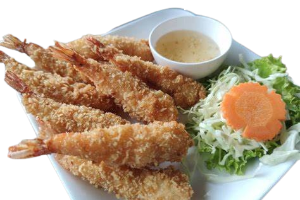 กุ้งชุปแป้งทอด