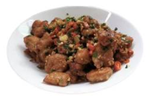 หมูสามชั้นคั่วพริกเกลือ