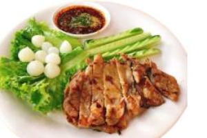 หมูย่างกระเทียมโทน