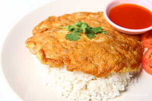 ข้าวไข่เจียวกุ้งสับ