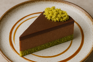 เค้กช็อคโกแล็ตดูไบชีสเค้ก