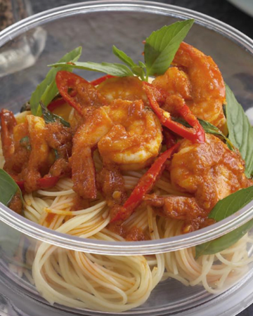 สปาเก็ตตี้ พริกแกงกุ้ง