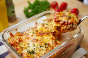 ลาซานญ่าอบชีส