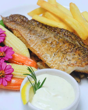 SEA BASS FILEET / สเต๊กปลากระพง