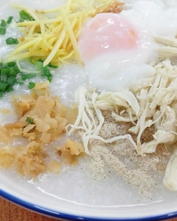 KHAO TOM GAI / ข้าวต้มไ่ก่