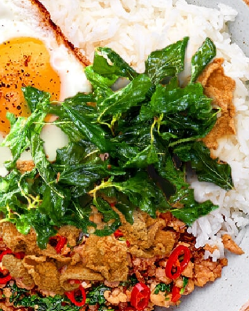 KHAO PAD KRA PHAO / ข้าวผัดกะเพรา