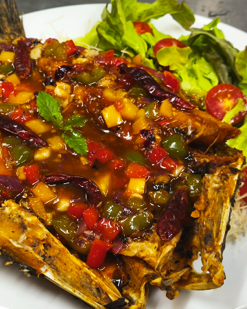 PLA KAPHONG SAM ROS / ปลากะพงสามรส