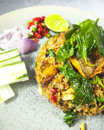 KHAO PAD KRA PHAO PLA SA LID