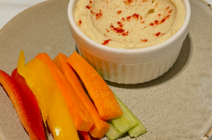 Vegetable Sticks With Hummus