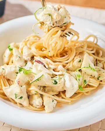 สปาเก็ตตี้ ครีมซอสปู