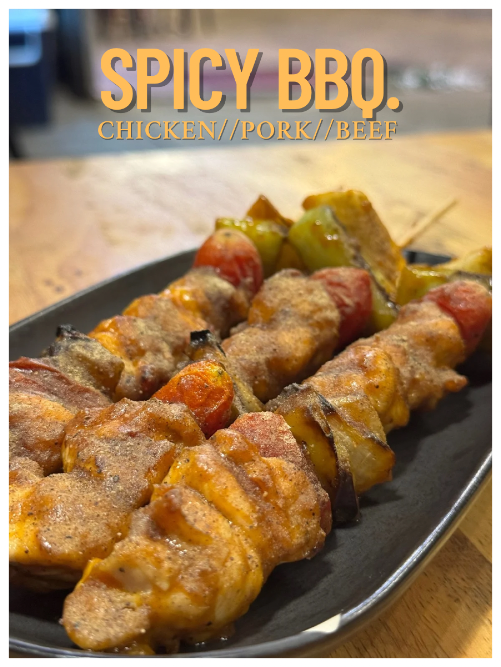 spicy BBQ.