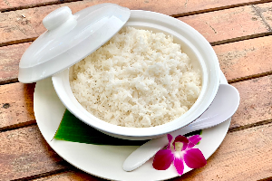ข้าวโถ Steamed Rice (Big plate)