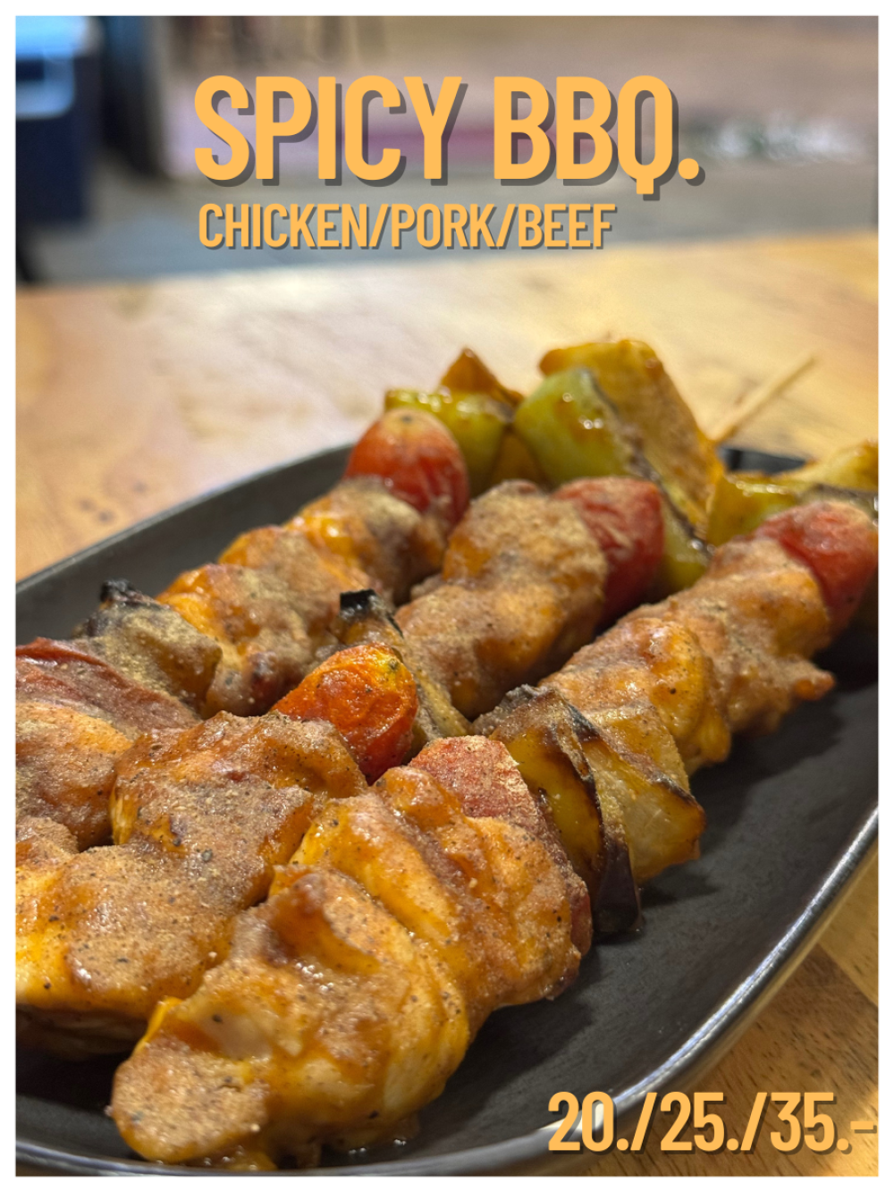 spicy BBQ.