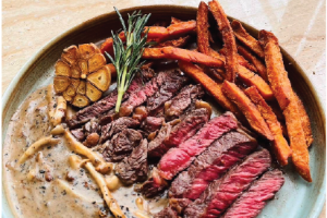 Ripeye Steak Truffle sauce