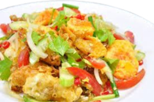 ยำไข่ดาว