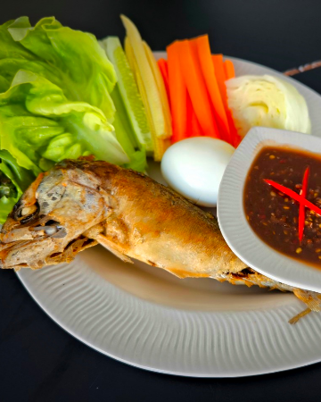 น้ำพริกกะปิ+ปลาทูทอด