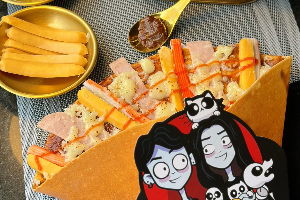 #66 Pizza + Ham + Cheese