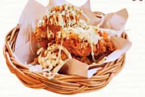 🔸ไก่ทอดซอสซาวครีมหัวหอม 🔸 사워크림 어니언 치킨 🔸  Sour Cream & Onion Fried Chicken