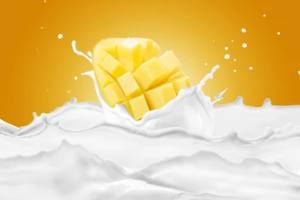 นมมะม่วง  망고 우유  Mango Milk