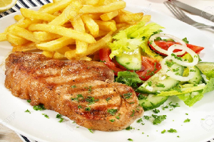 Pork loin - Schweinelende - เนื้อซี่โครงหมู