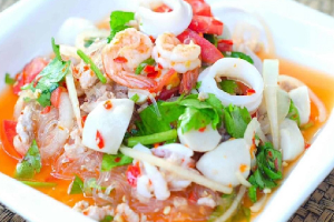 Glass noodle salad - Glasnudelsalat - ยำวุ้นเส้น