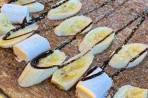 #1 Nutella + Cheese + Banana