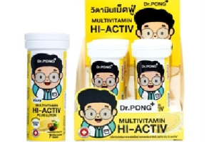 DR.PONG FIZZY MULTIVITAMIN HI-ACTIV 7TABS