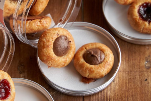 Thumbprint Cookies (Chocolate)