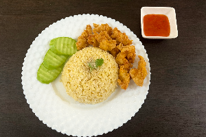 Crispy Chicken with Rice (ხრაშუნა ქათამი ბრინჯით)
