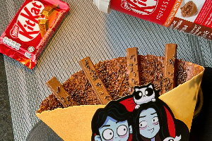 #10 Double KitKat + Marshmallow + Chocolate sprinkle 