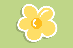 นมสดใบเตยลายดอกไม้ธรรมดา